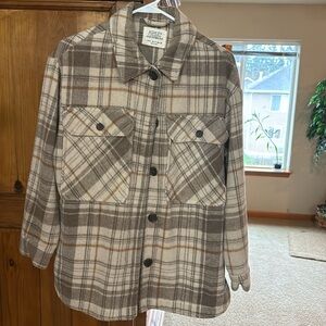 Flannel coat